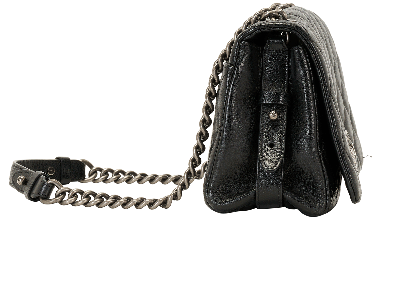 Small City Rock, &pound;3,100, Handbags, Black, Leather, Side view